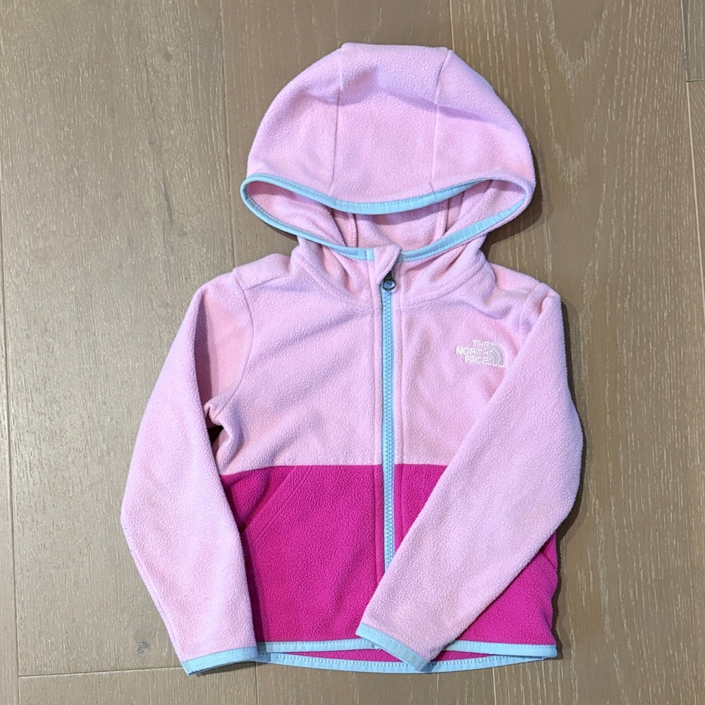 The North Face Pink and Magenta Fleece Jacket